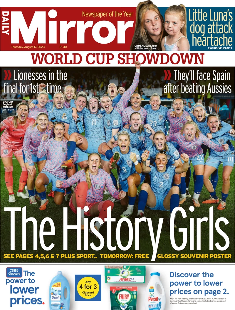 Daily Mirror- The History Girls