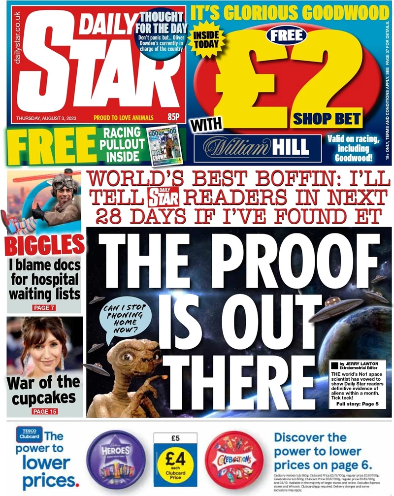 Daily Star - The proof is out there