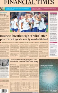 Financial Times – Business ‘breathes sigh of relief’ after post-Brexit goods safety mark ditched