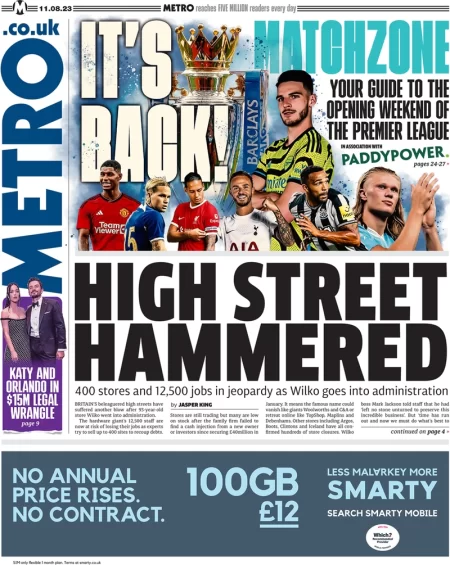 Metro - High street hammered