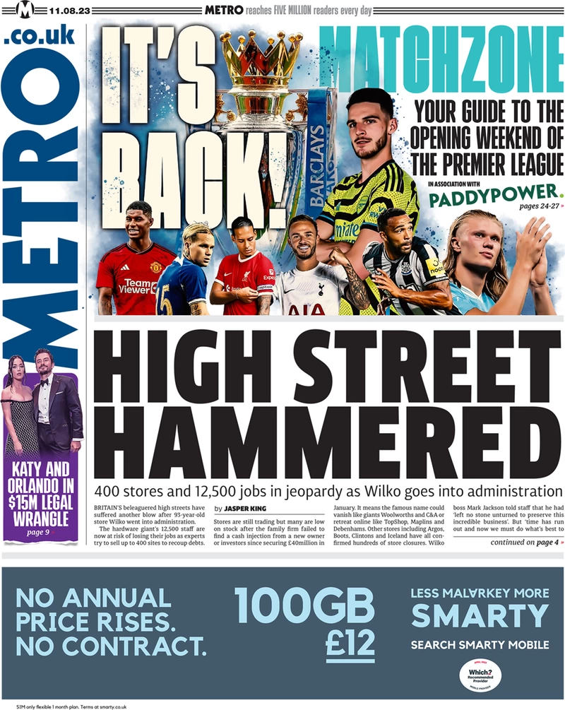 Metro - High street hammered