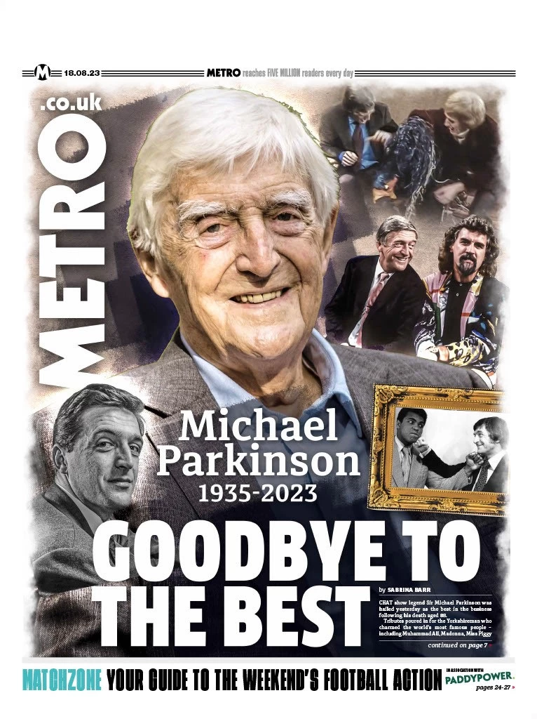 Metro - Michael Parkinson: Goodbye to the best