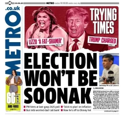 Metro – Election won’t be Soonak 