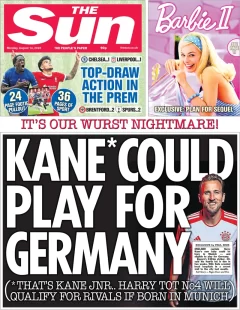 The Sun – Kane* could play for Germany 