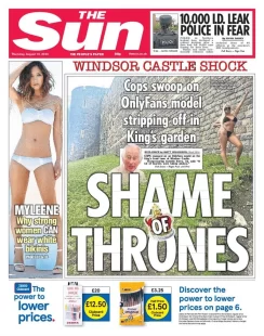 The Sun – Shame of thrones