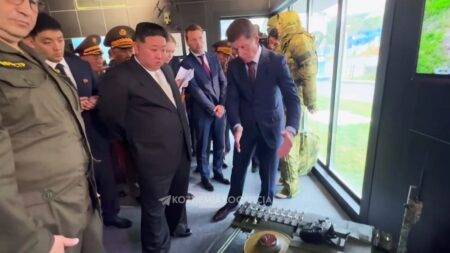 WATCH: Kim Jong Un inspects Russian-made military equipment at ‘Far East Street’ exhibition