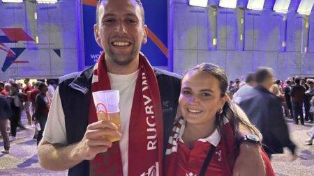 Rugby World Cup: Wales fans' joy after Australia mauled