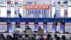 Second Republican debate: Trump skips second debate, as others argue over economy