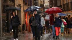 Subway, train lines, roads closed in Madrid as torrential rain sweeps across Spain