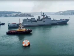 Paranoid Putin claims UK and US helped plan strike on Black Sea Fleet headquarters