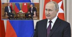 Turkey ‘declares war’ on Russia during huge translation blunder in Putin meeting