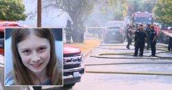 Girl jumps out window and survives house fire started by dad that kills siblings and mom