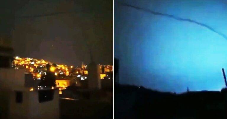 Mysterious flashes light up the sky moments before Morocco earthquake