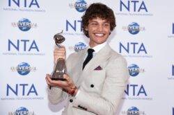 Bobby Brazier reveals late mum Jade Goody ‘would be proud’ of him as he wins NTA