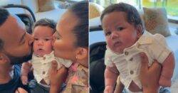 Chrissy Teigen and John Legend give baby boy a ‘kiss sandwich’ and your heart won’t recover