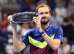 ‘What are you still doing here?!’ – Daniil Medvedev makes Novak Djokovic retirement joke after US Open final loss