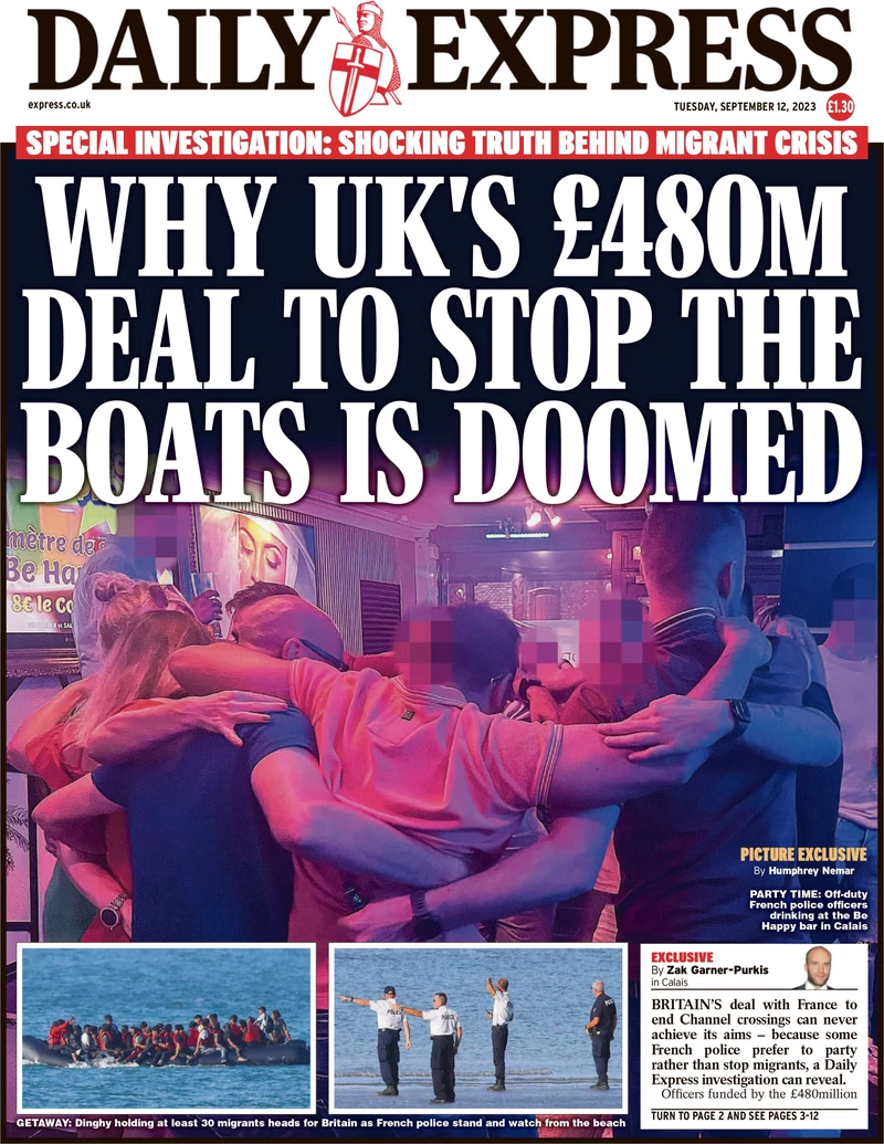 Daily Express - Why UK’s £480m deal to stop the boats is doomed 