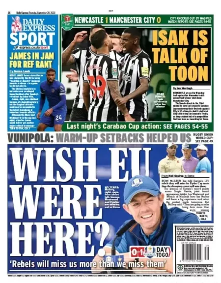 Express Sport – Isak is talk of Toon