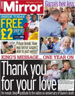 Daily Mirror – Thank you for your love