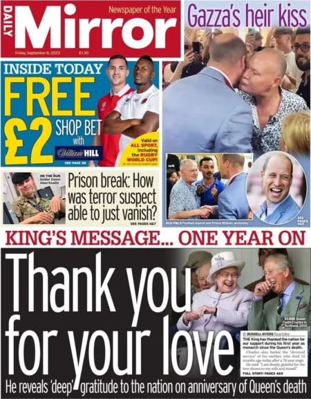 Daily Mirror - Thank you for your love