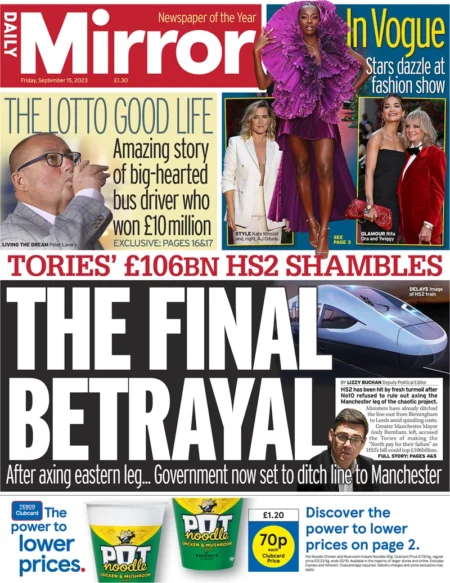 Daily Mirror - The Final Betrayal Daily Mirror - The Final Betrayal 