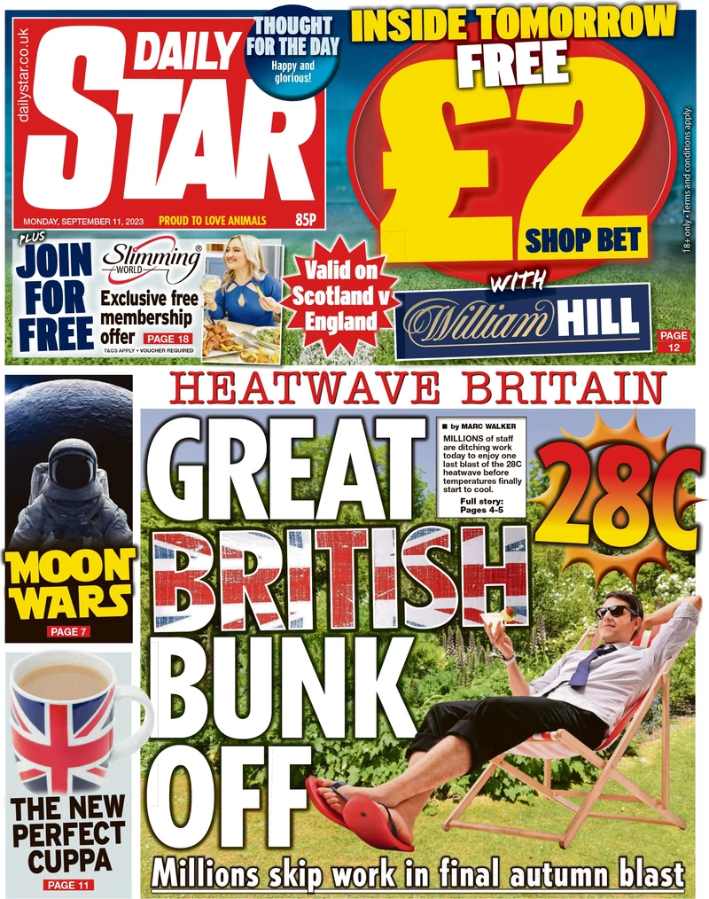 Daily Star - Great British Bunk-off