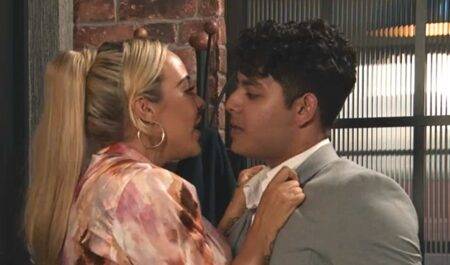 Coronation Street spoilers: Teen Aadi lashes out after his affair with married Courtney, 40, is exposed to her husband
