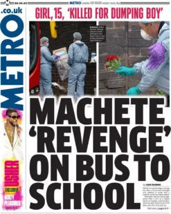 Metro – Machete ‘revenge’ on bus to school 