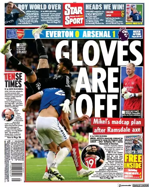The Back Pages: Star Sport - Gloves are off