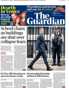 The Guardian – School chaos as buildings are shut over collapse fears 