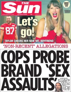 The Sun – Cops probe Brand ‘sex assaults’ 