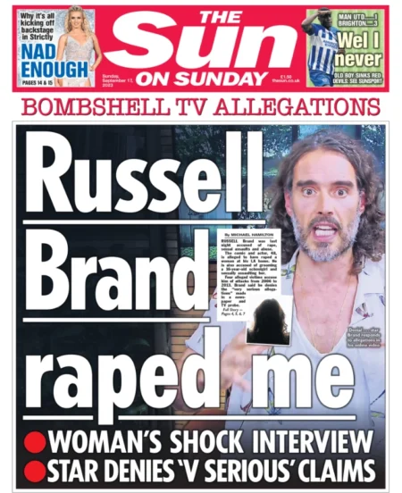 The Sun on Sunday - Russell Brand raped me