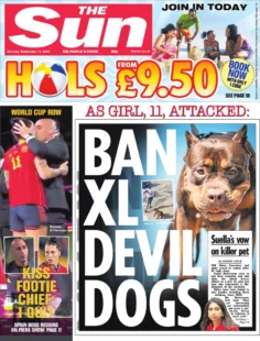 The Sun – Ban XL Evil Dogs