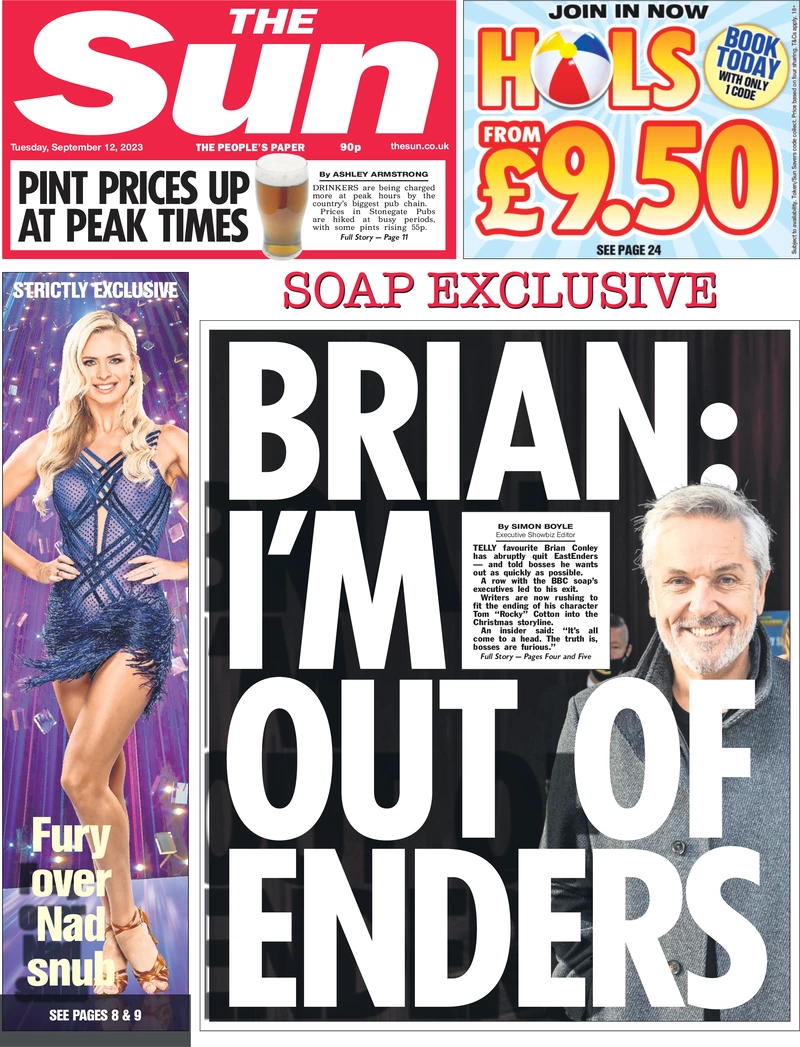 The Sun - Brian: ‘I’m out of Enders’ 