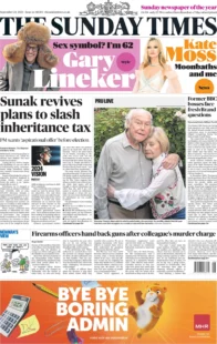 The Sunday Times – Sunak revives plans to slash inheritance tax 