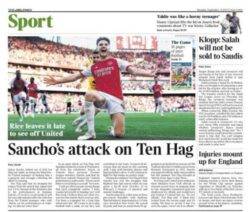 Times Sport – Sancho’s attack on Ten Hag