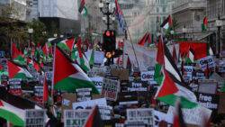 Tens of thousands across the UK rallied for Palestine amid Israeli propaganda and aggressive cops