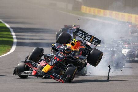 Max Verstappen criticises Sergio Perez for crash with Charles Leclerc at Mexican Grand Prix