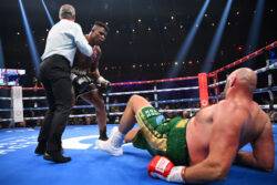 Tyson Fury claims controversial victory over Francis Ngannou despite knockdown