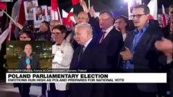 Final rallies held in Poland as tight parliamentary election draws to a close