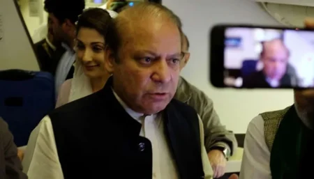Former Pakistani PM Nawaz Sharif heads back home after exile