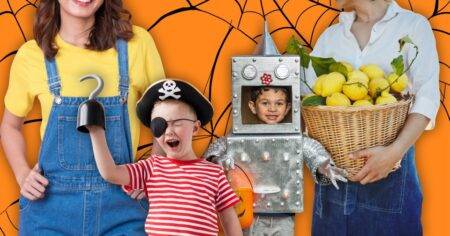 DIY these last-minute Halloween trick-or-treating costumes with items you already own