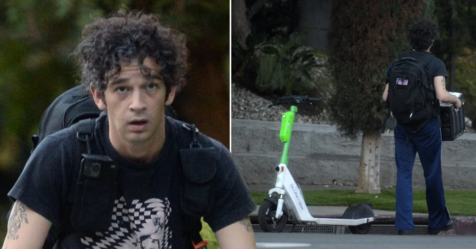 Matty Healy has unusual way of transporting belongings as he moves in with girlfriend after one month