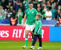 Johnny Sexton shares touching moment with his son after Ireland’s Rugby World Cup exit