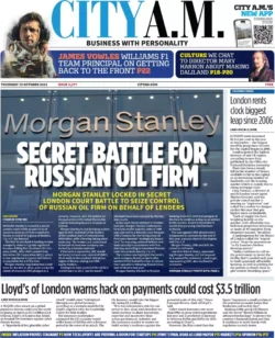 CITY AM – Secret battle for Russian oil firm 