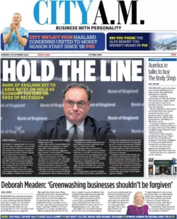 CITY AM - Hold the line
