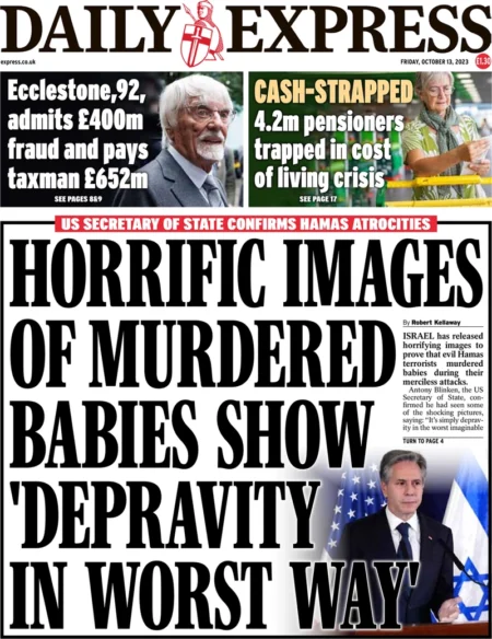 Daily Express - Horrific Images Of Murdered Babies Show ‘Depravity In Worst Way’