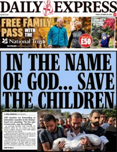 Daily Express – In The Name of God … Save The Children 