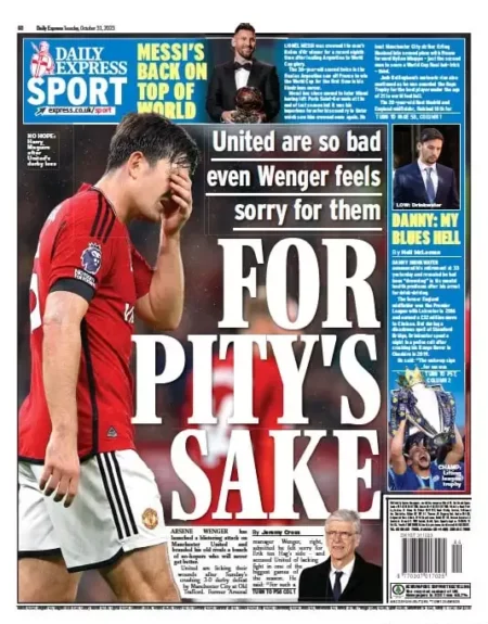 Express Sport – United are so bad even Wenger feels sorry for them 