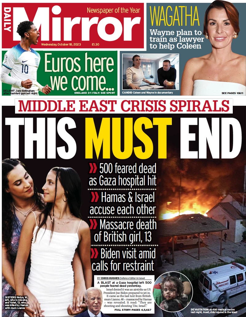 Daily Mirror - Middle East Crisis Spirals: This Must End